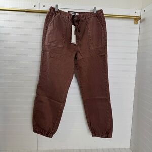 NEW Mica Los Angeles Cocoa High Rise Jogger XL